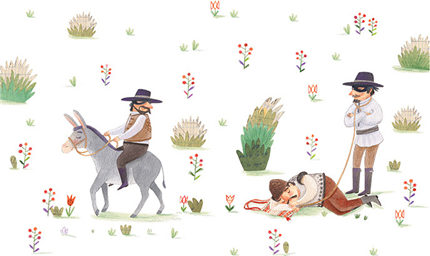 The Shepherd, The Thieves and The Donkey