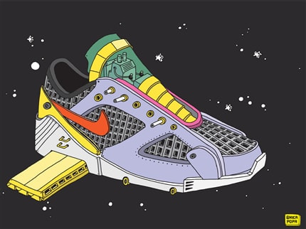 Air Max 180 x size? — print de artă de Ghica Popa, de colecție, modă