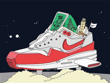 Air Max 1 OG — print de artă de Ghica Popa, de colecție, modă