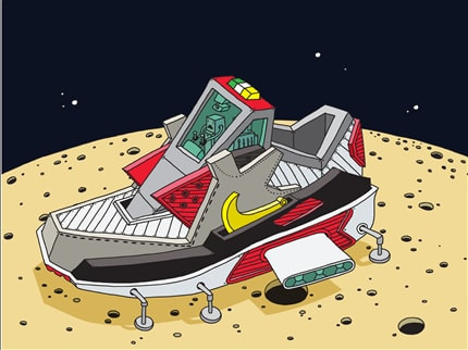 Air Max 90 Infrared — print de artă de Ghica Popa, de colecție, modă