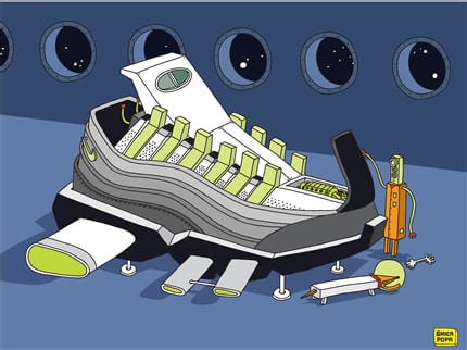Air Max 95 OG — print de artă de Ghica Popa, de colecție, modă