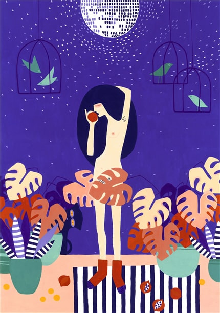 Apartment Eve — print de artă de Ana Banica, natură, oameni