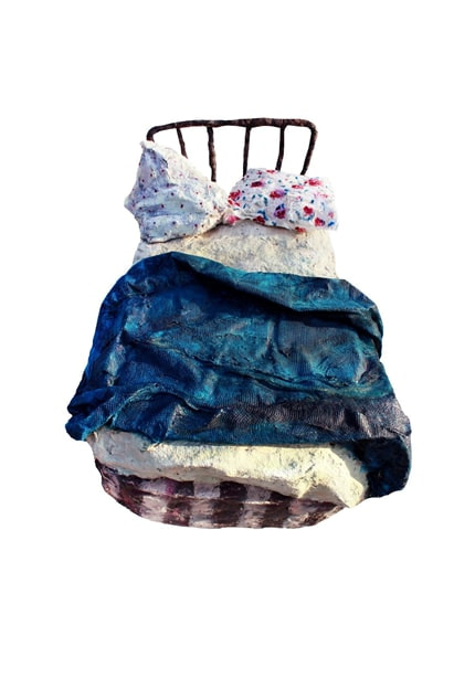 Bed for two — print de artă de Alina Marinescu, abstract, cozy
