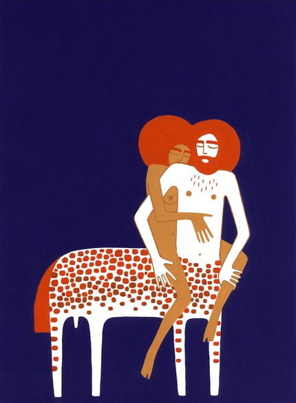 Be My Night Centaur — print de artă de Ana Banica, fantasy, folclor