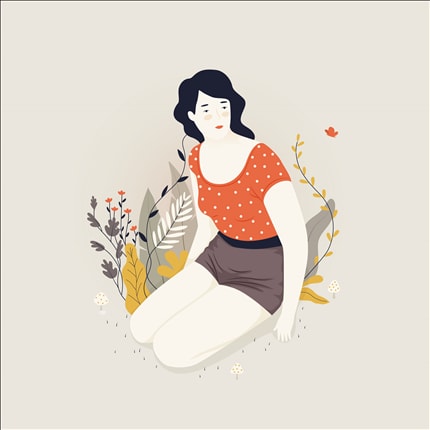 Butterfly — signed fine art print by Camellie, nature, people