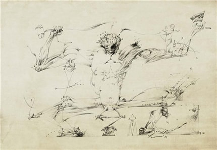 Character — print de artă de Traian Laie, schiță