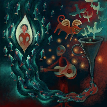 Dream — print de artă de Vali Petridean, abstract, decorative