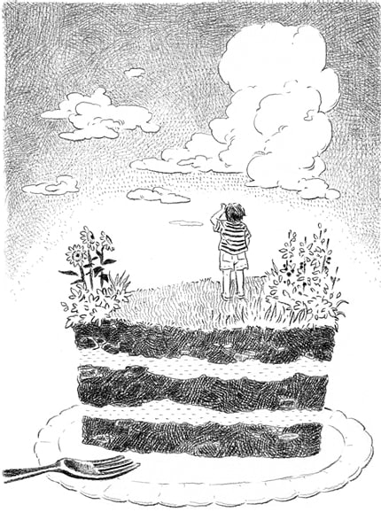 Earth and sky / cerul si pamantul — print de artă de Tuan Nini, abstract, alb-negru