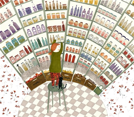Feast — print de artă de Cristina Barsony, cozy, decorative