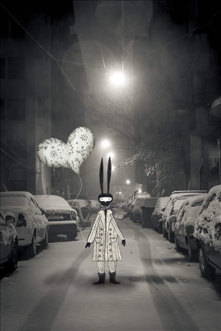 Frozen Love — fine art print by Bucuresti Optimixed, animals, collectible