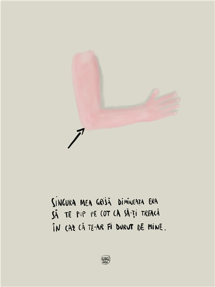 Grija 1 — print de artă de George Rosu, dragoste