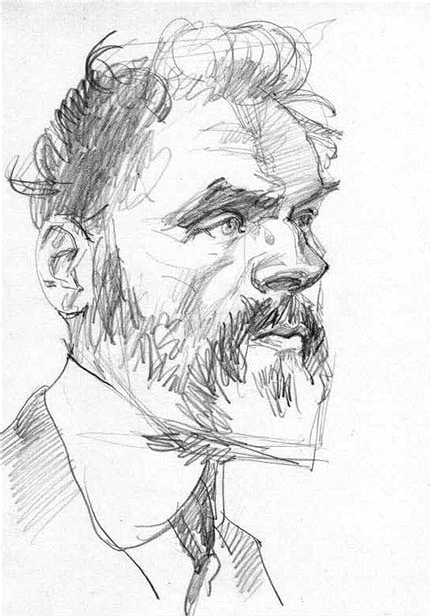 Gustav — print de artă de Lartist, personalități, schiță