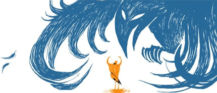 Harpy — print de artă de Maria Surducan, horror