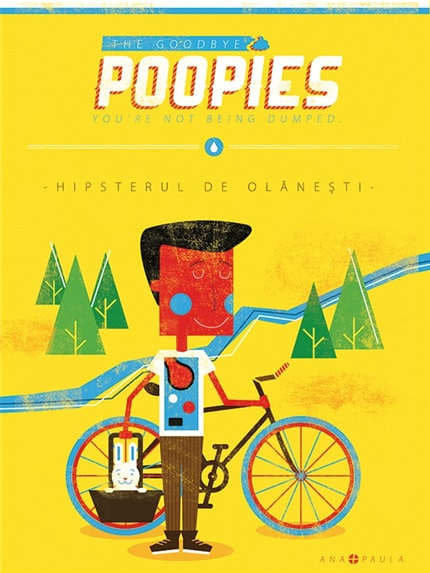 Hipster — print de artă de Paula Rusu, sport