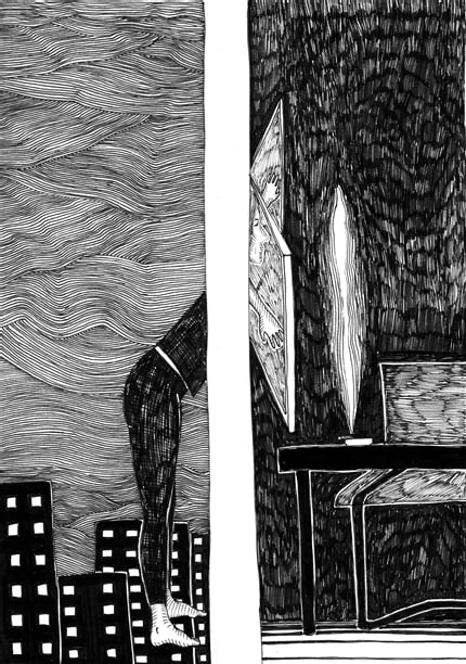 Home Alone — print de artă de Andreea Chirică, arhitectură, alb-negru