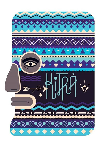 Kitra — print de artă de Kitra, folclor, portret