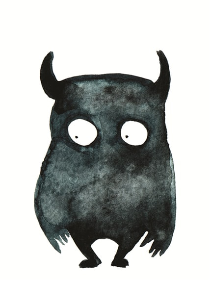 Lost — print de artă de Roxana Tanase, animale, pentru copii