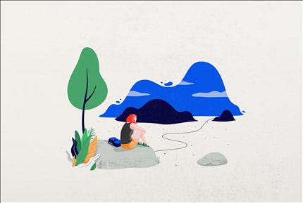 Nature — signed fine art print by Camellie, children's, nature