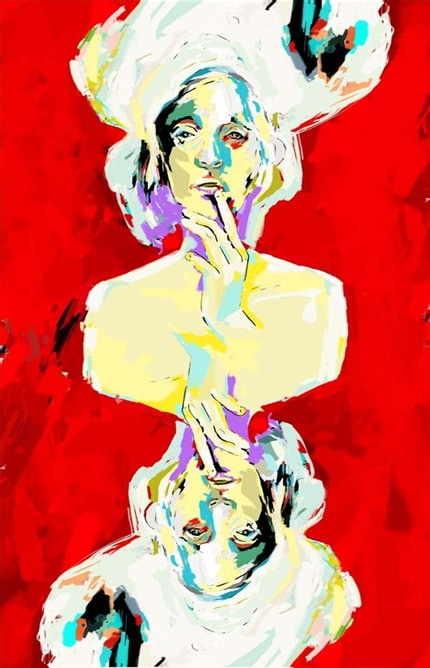 Queens III — print de artă de Artpi, de colecție, modă