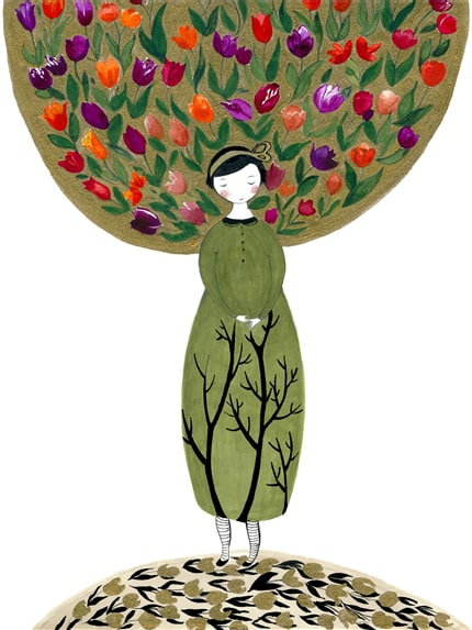 Roots — print de artă de Cristina Barsony, decorative, dreamy