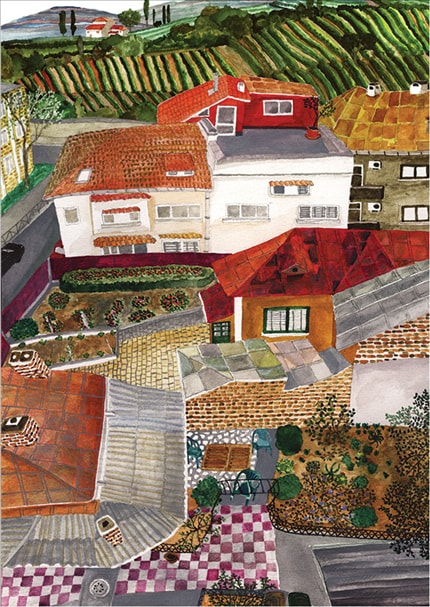 Stories From Our Neighborhood — print de artă de Sebastian Oprita, arhitectură