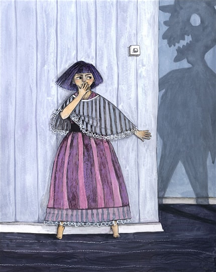 Stripes — print de artă de Georgiana Chitac, horror