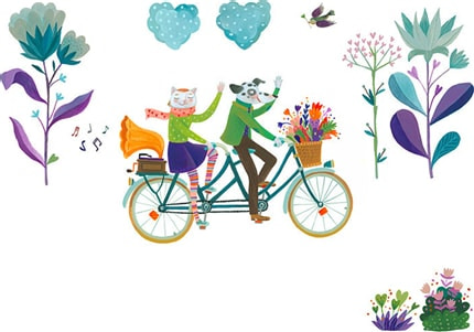 Tandem — print de artă de Livia Coloji, sport