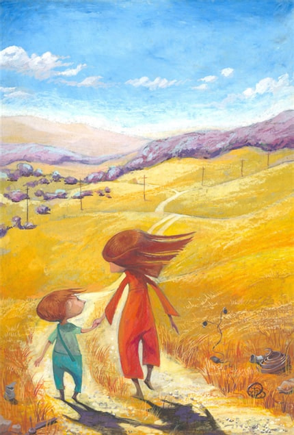 The Hills — print de artă de Maria Surducan, arhitectură