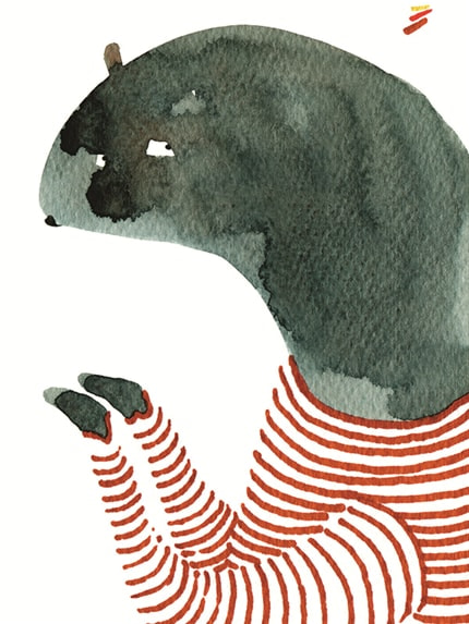 The Jelly Beans Mob: The New Guy — fine art print by Roxana Tanase, animals, collectible