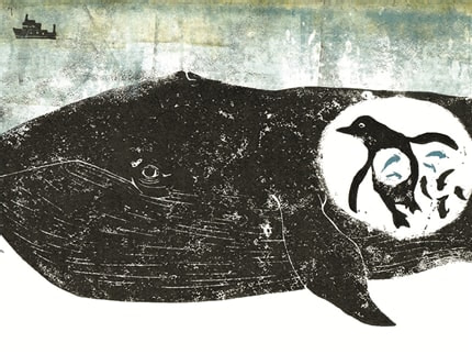 Travelers — print de artă de Roxana Tanase, animale, pentru copii