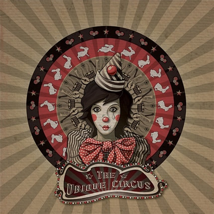 Ubique Circus — print de artă de Sorin Sorasan, decorative, oameni