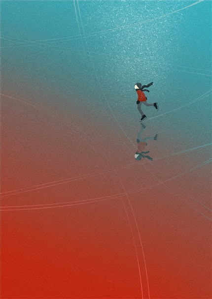 Winter — print de artă de Andrei Popa, abstract, dreamy